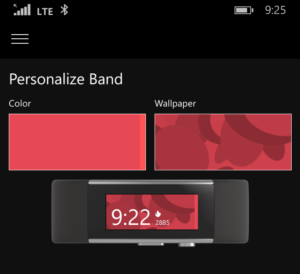 Personalize Microsoft Band