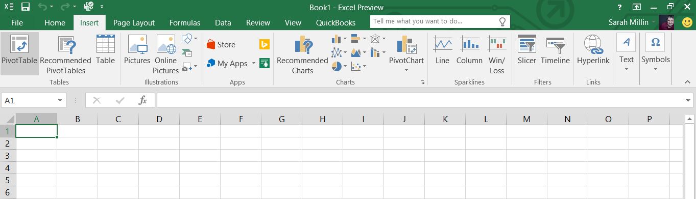Excel 2016 Preview