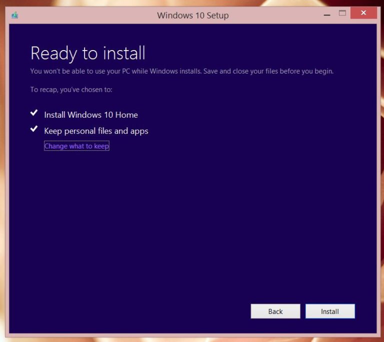 Step by Step Upgrade to Windows 10